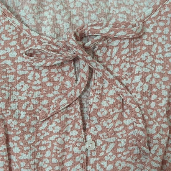 Abercrombie & Fitch Easy Waist Mini Dress, Color Dusty Pink Size XS - Picture 5 of 15